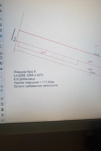 Slika 1 -  Građevinsko zemljište na prodaju, Dobanovci, 950.000€