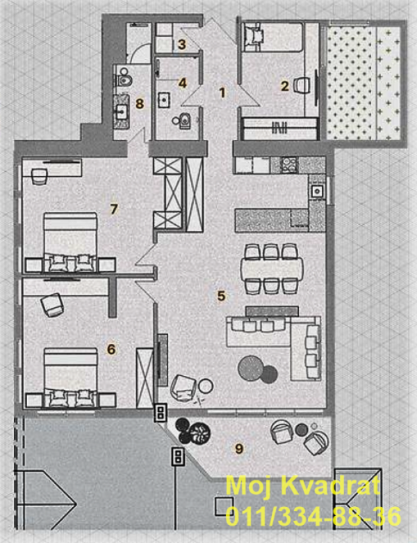 Slika 9 - Četvorosoban stan na prodaju, 218m2, 1.131.572€