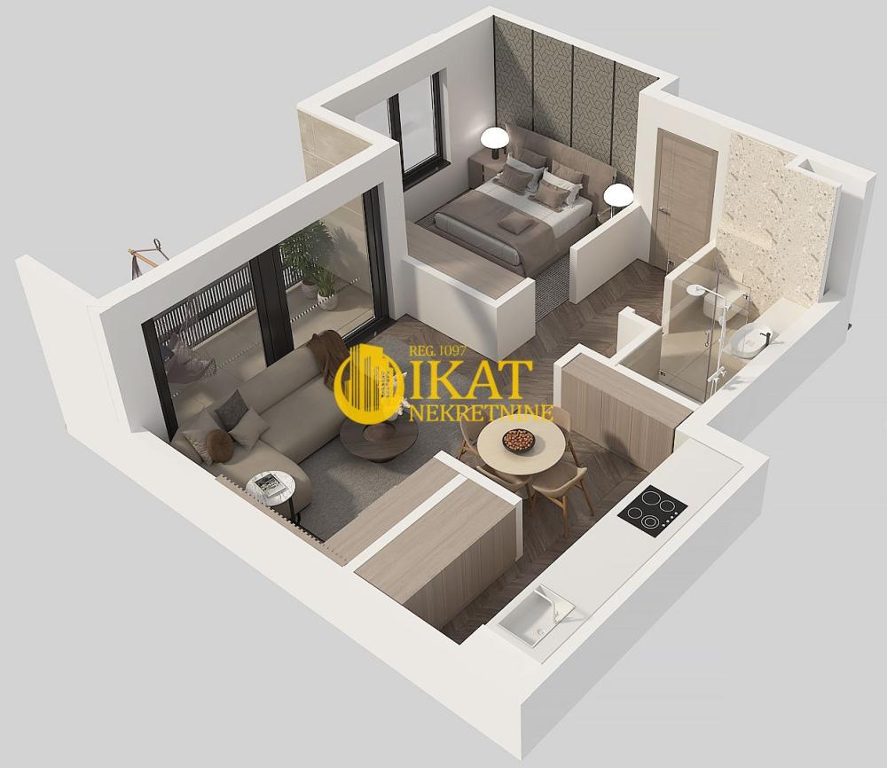 Slika 5 - Vidakovićeva, Jednoiposoban stan na prodaju, 47m2, 165.165€