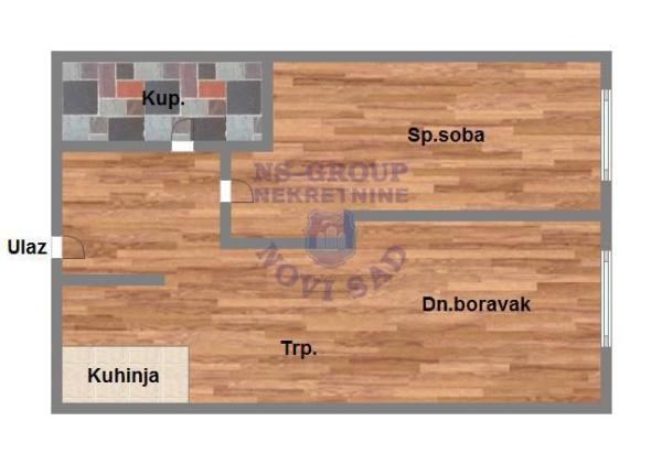 Glavna slika -Dvosoban stan na prodaju, 40m2, 91.670€