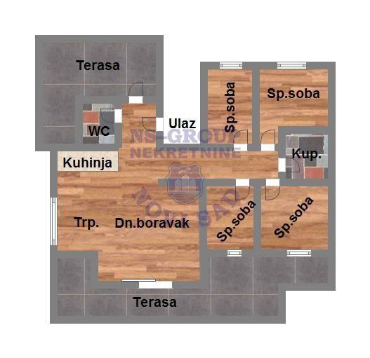 Glavna slika -Petosoban stan na prodaju, 113m2, 150.090€