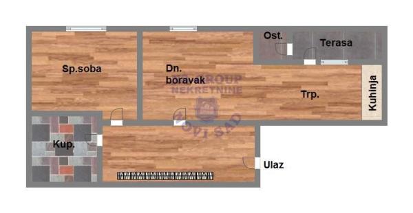 Slika 8 - Dvosoban stan na prodaju, 50m2, 123.600€