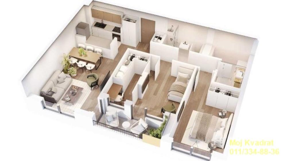 Slika 5 - Trosoban stan na prodaju, 77m2, 230.000€