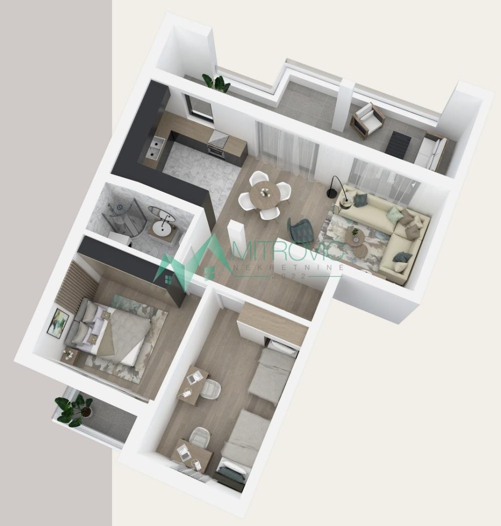 Glavna slika -Trosoban stan na prodaju, 94m2, 250.600€