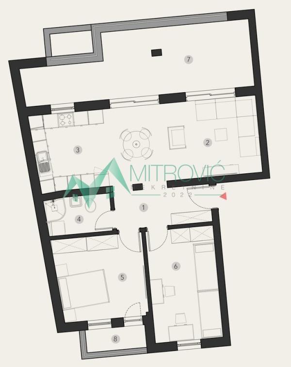 Slika 1 - Trosoban stan na prodaju, 94m2, 250.600€
