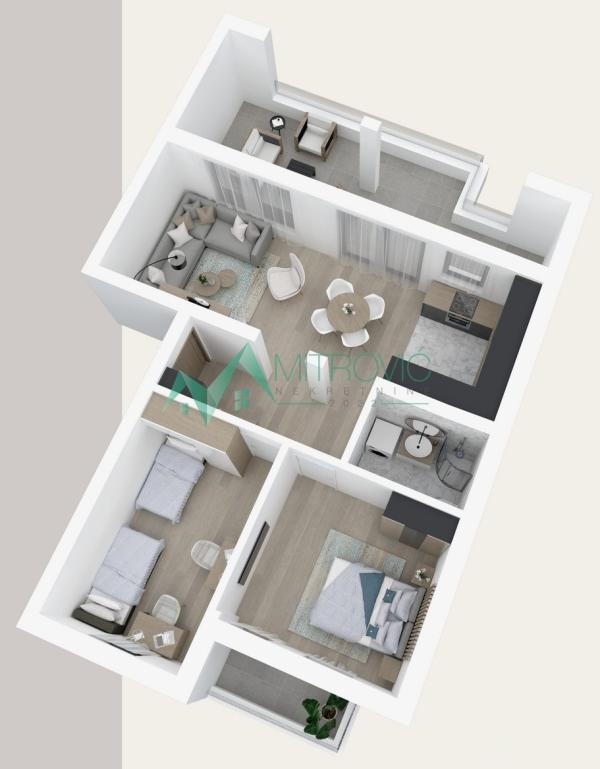 Glavna slika -Trosoban stan na prodaju, 89m2, 239.600€