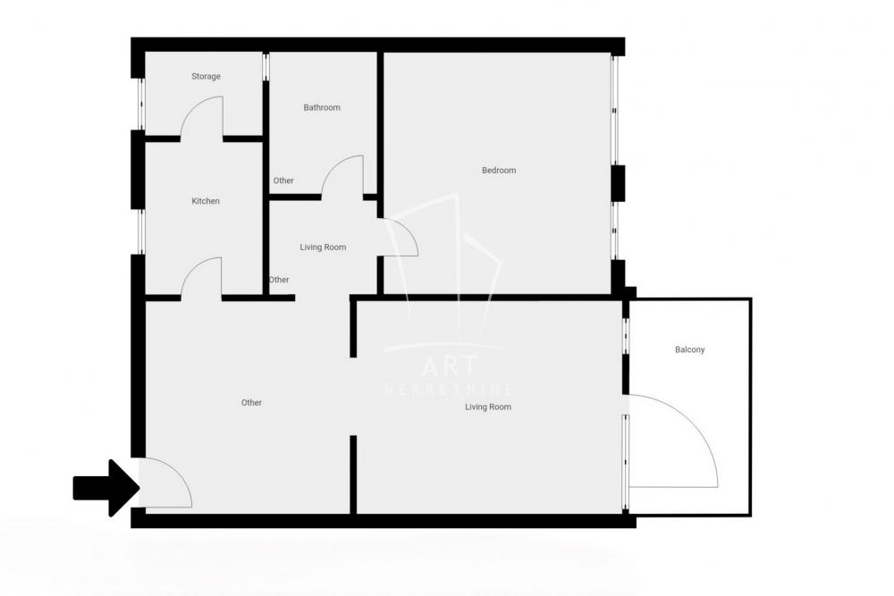 Slika 1 - Dr Agostina Neta, Dvosoban stan na prodaju, 59m2, 245.000€