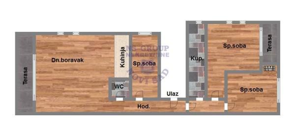Glavna slika -Četvorosoban stan na prodaju, 102m2, 288.340€