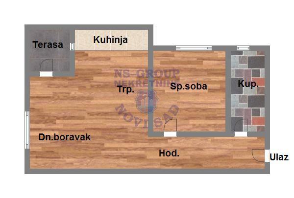 Glavna slika -Dvosoban stan na prodaju, 51m2, 144.780€