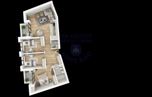 Glavna slika -Četvorosoban stan na prodaju, 80m2, 215.070€