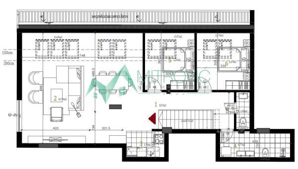 Glavna slika -Dvoiposoban stan na prodaju, 84m2, 122.415€