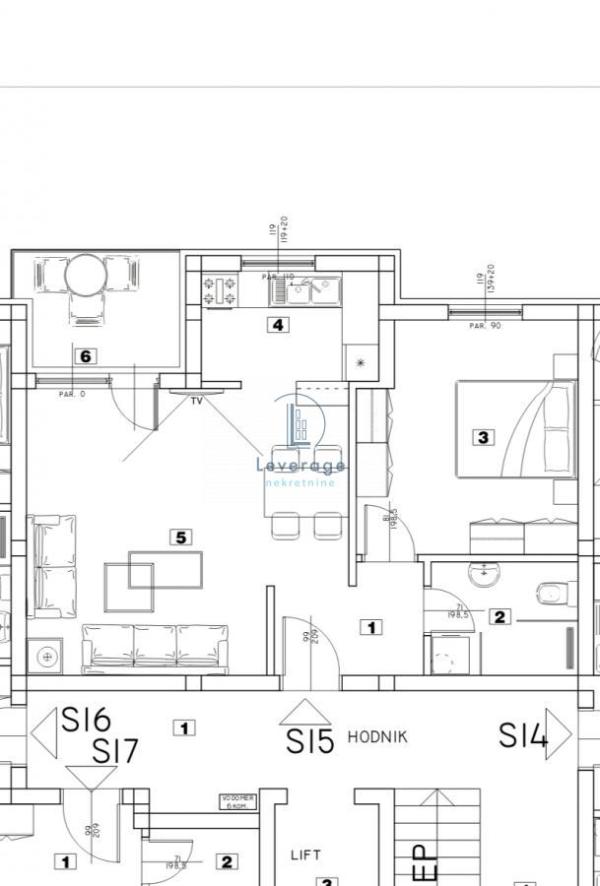 Slika 2 - Jednoiposoban stan na prodaju, 53m2, 68.949€