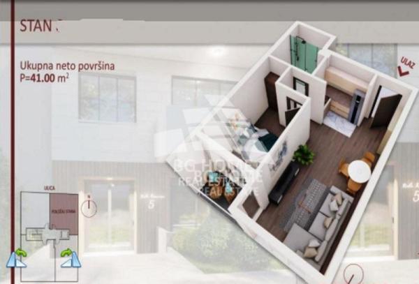 Glavna slika -Rade Končara, Jednoiposoban stan na prodaju, 41m2, 155.800€