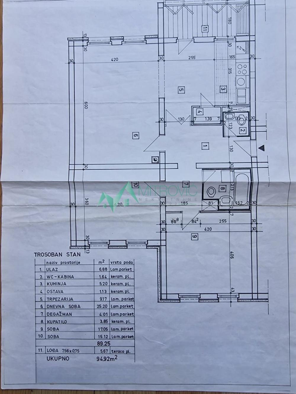 Slika 11 - Troiposoban stan na prodaju, 95m2, 225.000€