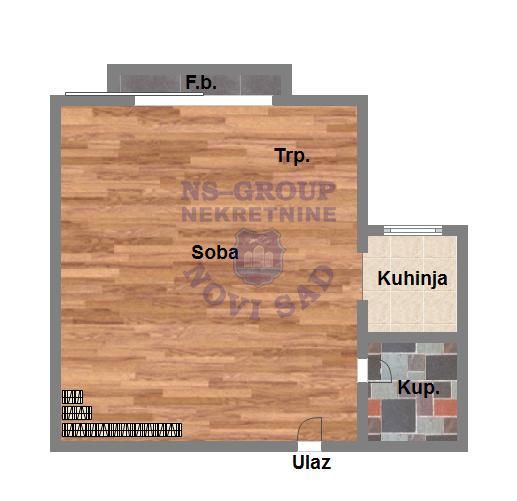 Slika 5 - Jednosoban stan na prodaju, 27m2, 79.500€
