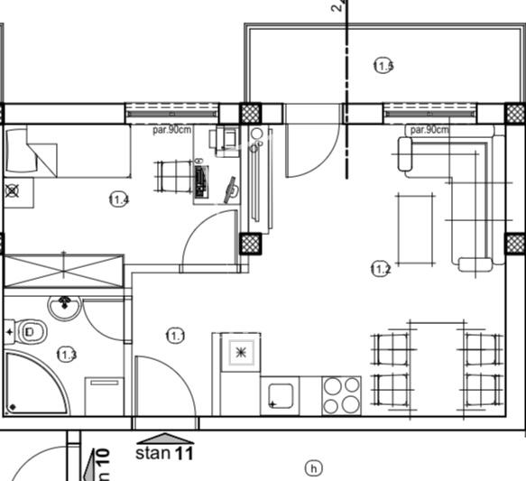 Slika 1 - Radoja Markovića, Jednoiposoban stan na prodaju, 37m2, 70.000€