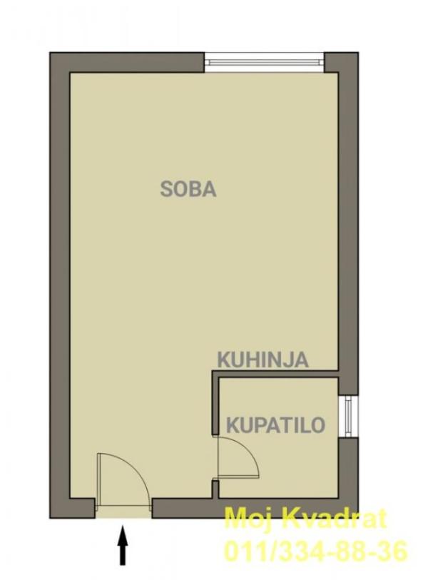 Slika 5 - Jednosoban stan na prodaju, 27m2, 121.500€