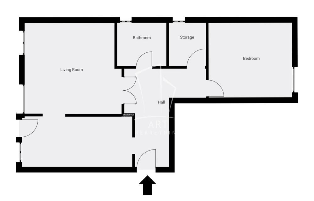 Slika 1 - Ivice Devčića, Dvoiposoban stan na prodaju, 58m2, 173.420€