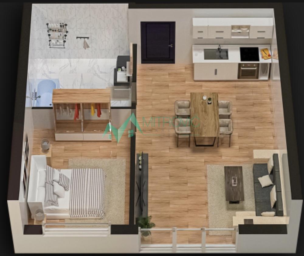 Slika 8 - Dvosoban stan na prodaju, 41m2, 114.000€