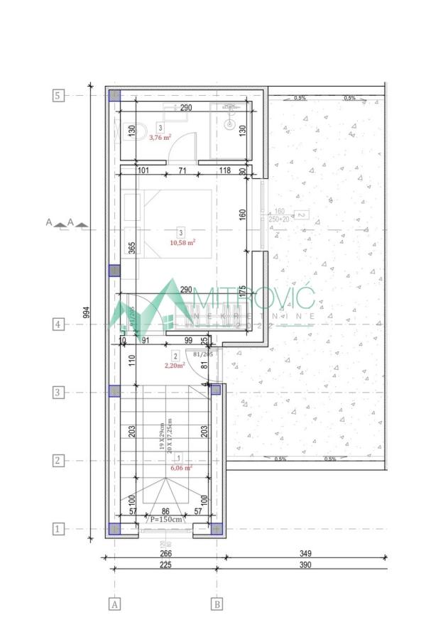 Slika 2 - Četvoroiposoban stan na prodaju, 110m2, 213.210€