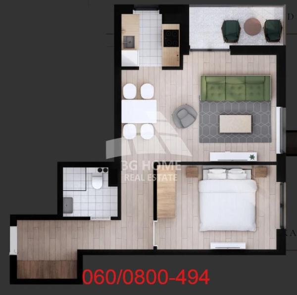 Slika 5 - 23. Srpske Udarne Divizije, Dvosoban stan na prodaju, 50m2, 127.500€