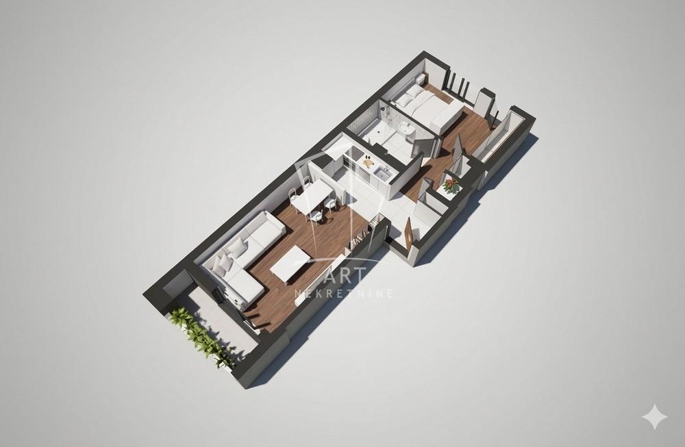 Slika 1 - Dimitrija Tucovića, Dvosoban stan na prodaju, 51m2, 223.000€