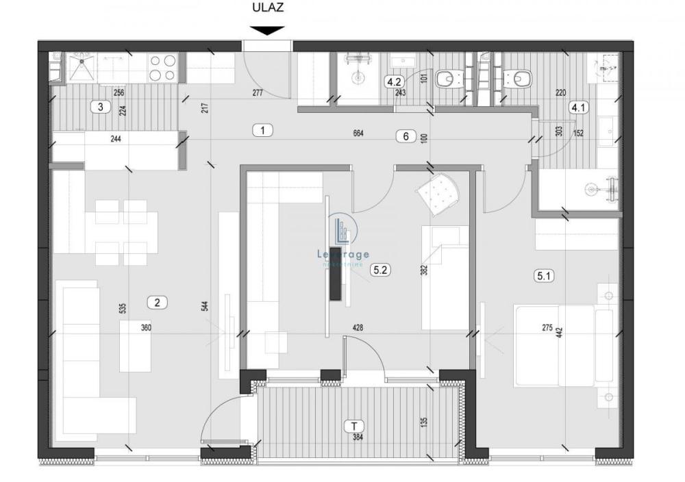 Slika 4 - Trosoban stan na prodaju, 76m2, 230.000€