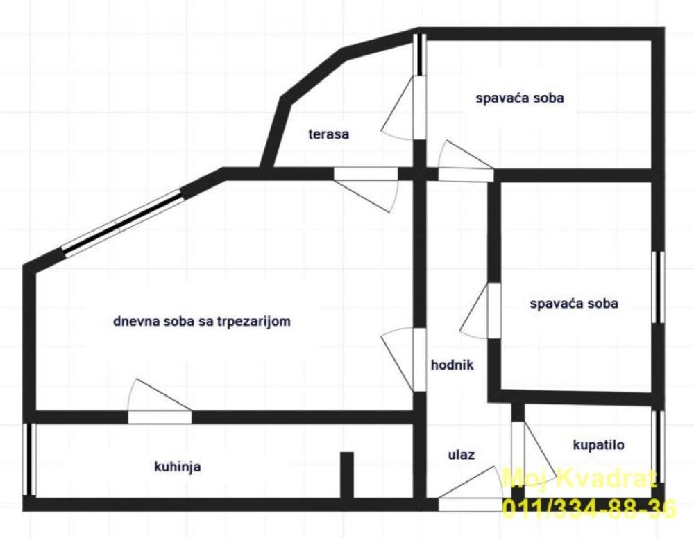 Slika 4 - Trosoban stan na prodaju, 87m2, 185.000€