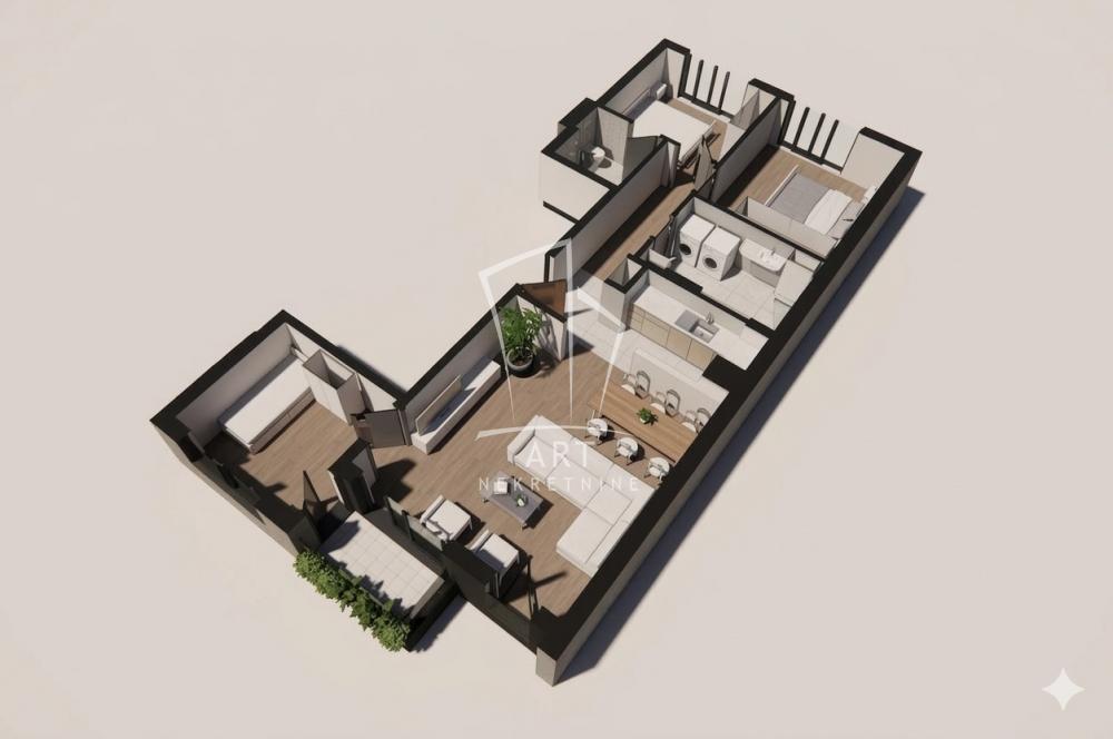 Glavna slika -Dimitrija Tucovića, Dvosoban stan na prodaju, 76m2, 333.000€