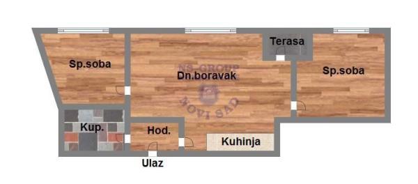 Glavna slika -Dvoiposoban stan na prodaju, 47m2, 136.790€