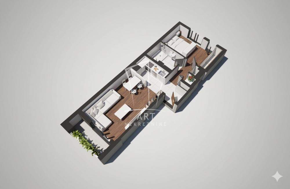 Slika 1 - Dimitrija Tucovića, Dvosoban stan na prodaju, 51m2, 238.000€