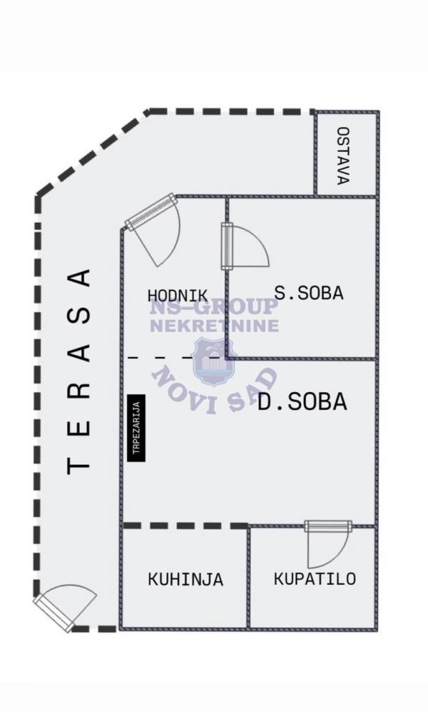 Slika 11 - Jednoiposoban stan na prodaju, 26m2, 80.000€
