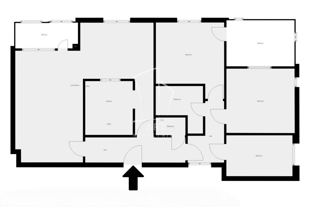 Slika 1 - Bulevar Mihajla Pupina, Četvorosoban stan na prodaju, 103m2, 429.000€