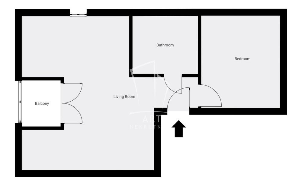 Slika 1 - Bobana Tomovića, Jednoiposoban stan na prodaju, 29m2, 99.000€