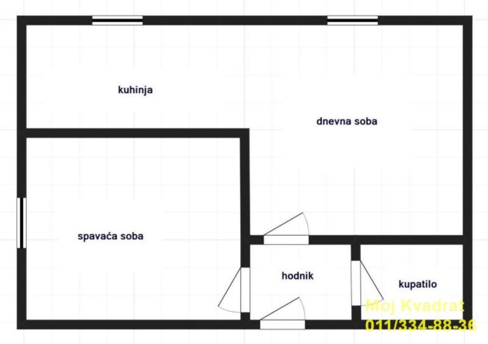 Slika 6 - Jednoiposoban stan na prodaju, 30m2, 67.000€