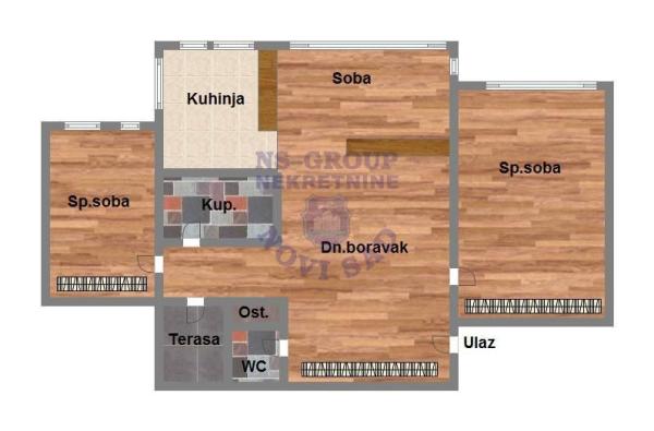 Slika 10 - Dvoiposoban stan na prodaju, 59m2, 197.500€