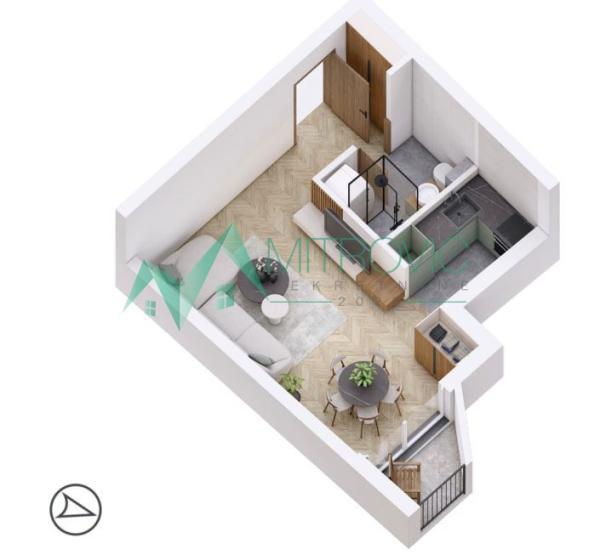 Glavna slika -Jednosoban stan na prodaju, 30m2, 79.670€