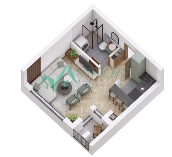 Glavna slika - Stan na prodaju, 29m2, 71.640€