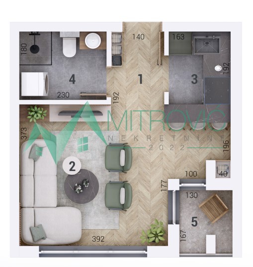 Slika 1 -  Stan na prodaju, 29m2, 71.640€