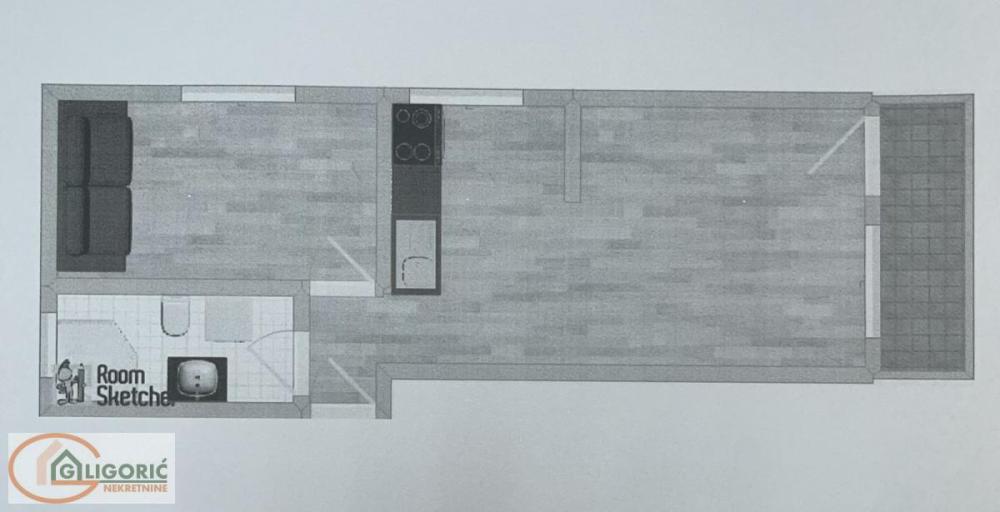 Slika 7 - Ladne vode, Dvosoban stan na prodaju, 41m2, 120.000€
