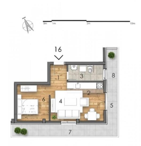 Glavna slika -Dvosoban stan na prodaju, 51m2, 130.900€