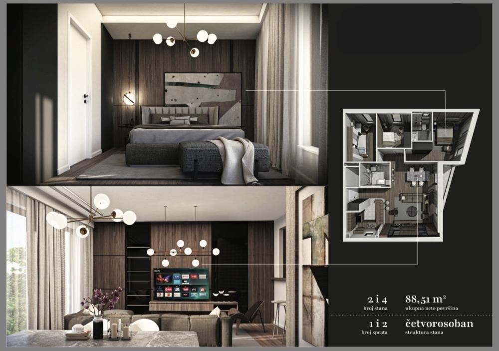 Slika 4 - Četvorosoban stan na prodaju, 89m2, 486.800€