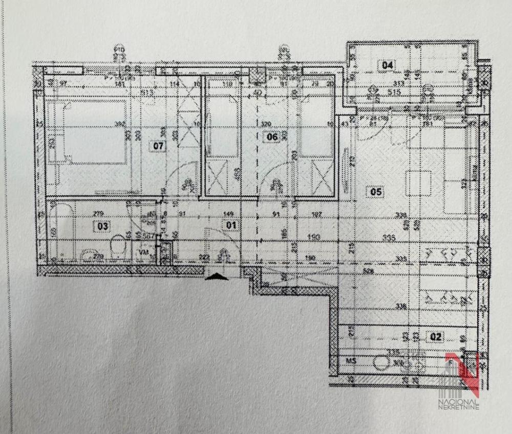 Glavna slika -FILIPA VISNJICA, Trosoban stan na prodaju, 58m2, 197.000€