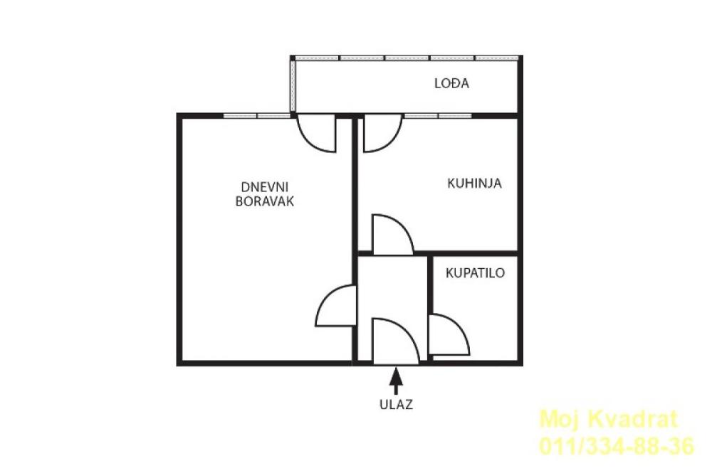 Slika 11 - Jednosoban stan na prodaju, 28m2, 148.000€