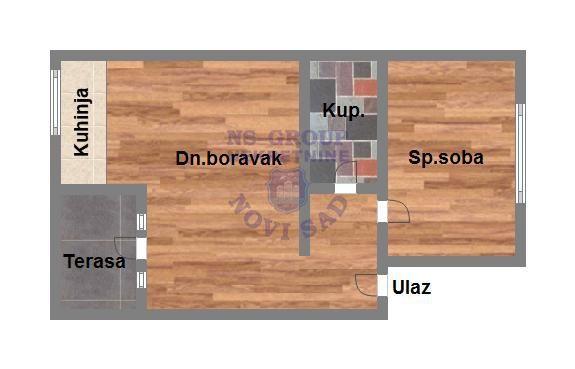 Glavna slika -Dvosoban stan na prodaju, 42m2, 87.320€