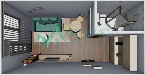 Slika 3 -  Stan na prodaju, 25m2, 64.380€