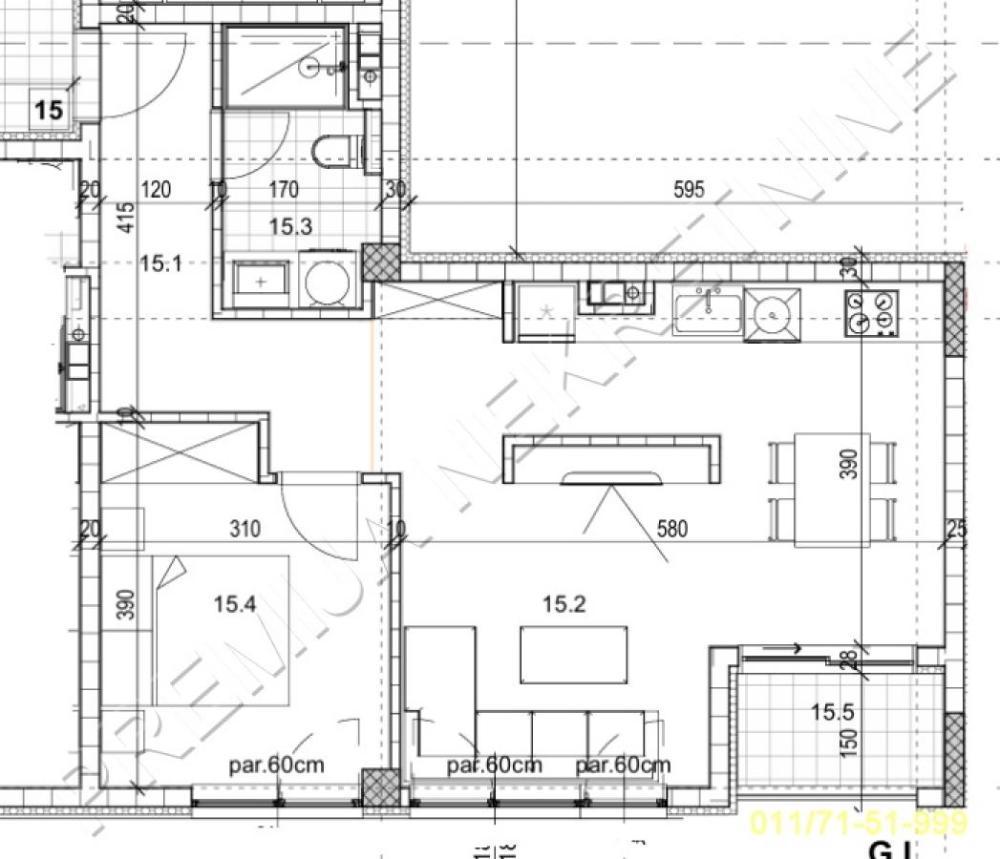 Glavna slika -Karpoševa, Dvosoban stan na prodaju, 53m2, 186.760€