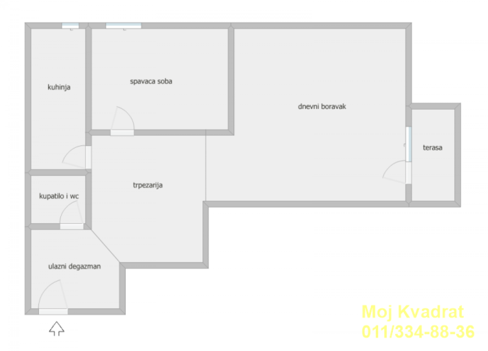 Slika 9 - Dvosoban stan na prodaju, 54m2, 120.000€