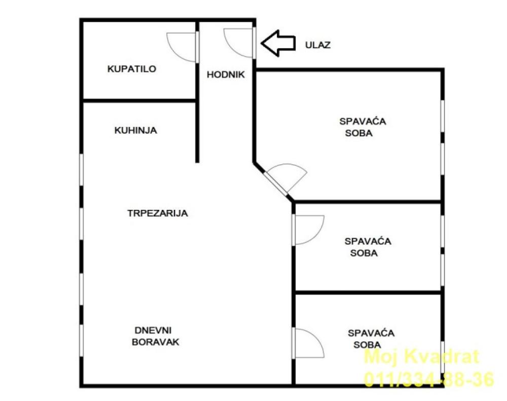 Slika 8 - Troiposoban stan na prodaju, 64m2, 149.500€