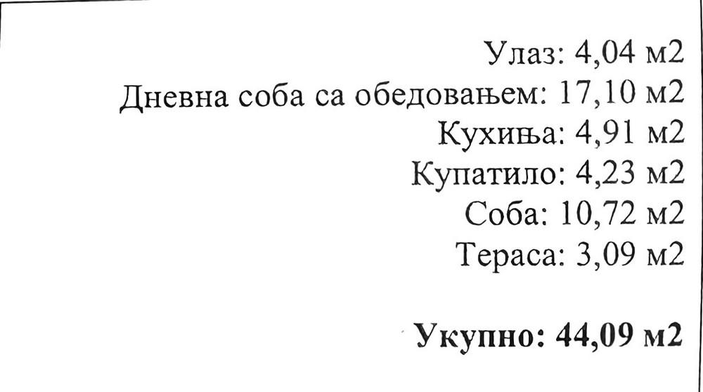 Slika 2 - Smederevski put, Jednoiposoban stan na prodaju, 44m2, 84.872€